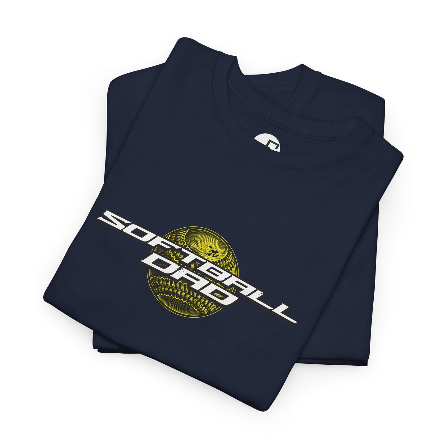 Softball Dad – Custom Design with Softball Graphic Background