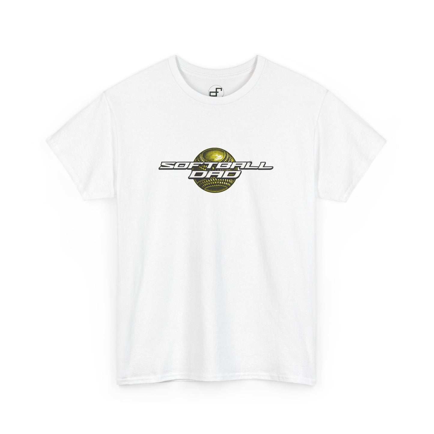 Softball Dad – Custom Design with Softball Graphic Background