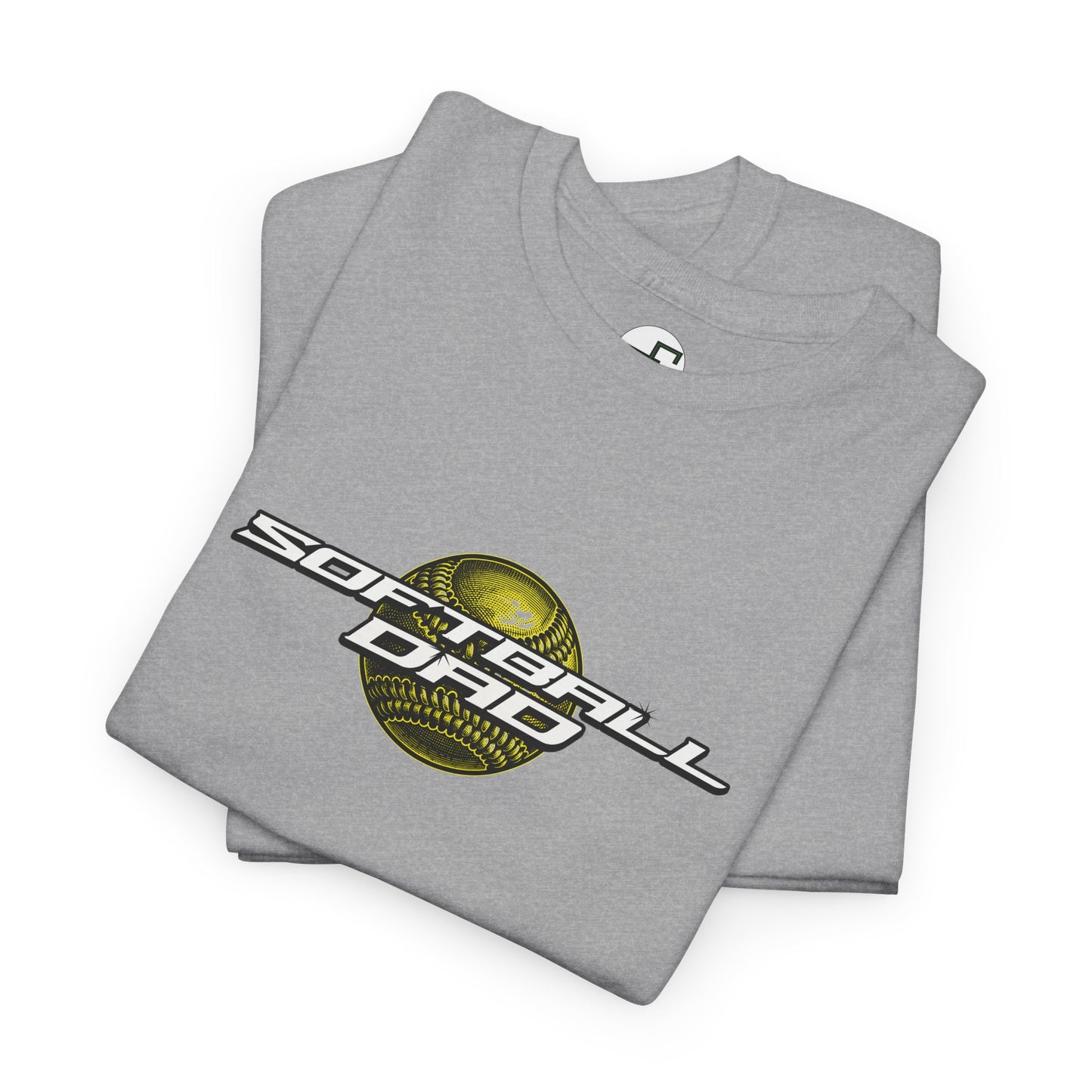 Softball Dad – Custom Design with Softball Graphic Background