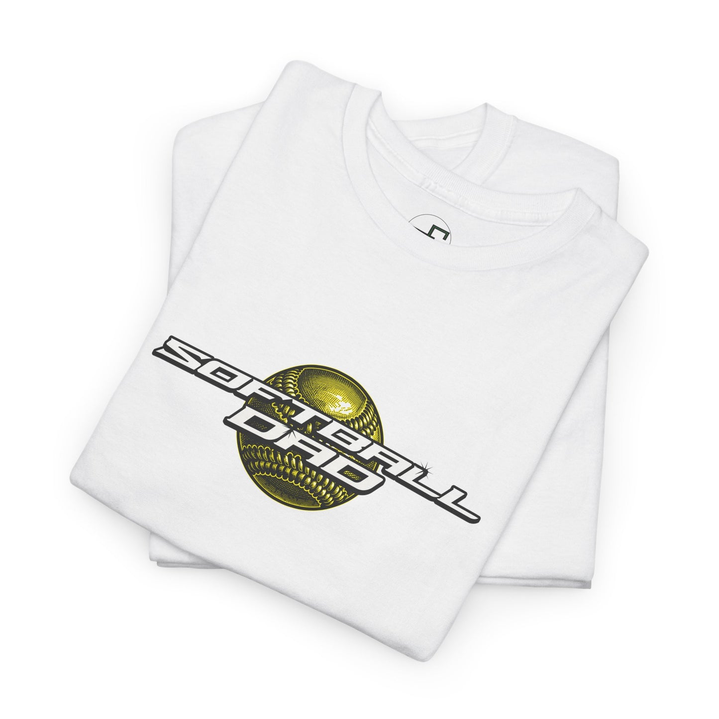 Softball Dad – Custom Design with Softball Graphic Background