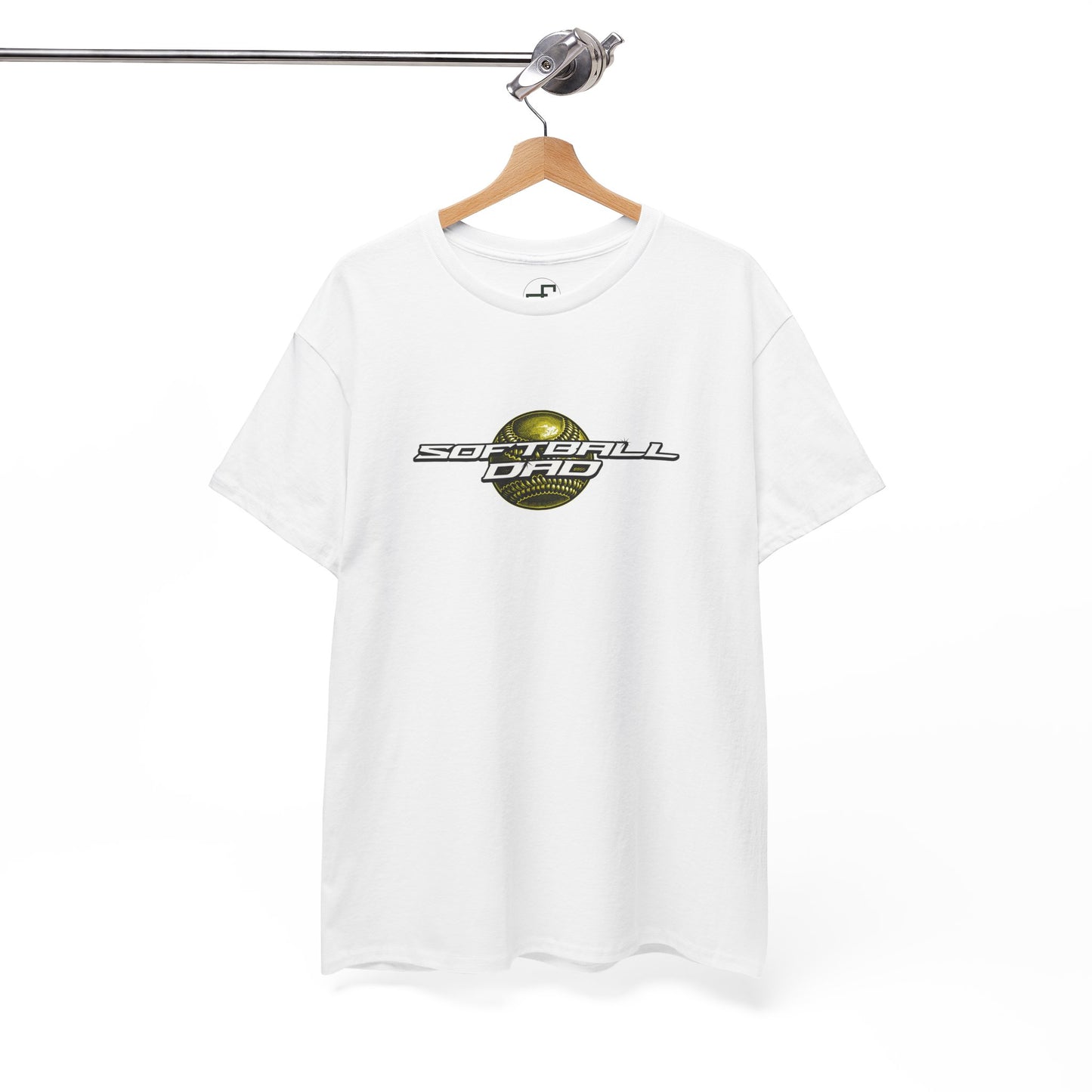 Softball Dad – Custom Design with Softball Graphic Background