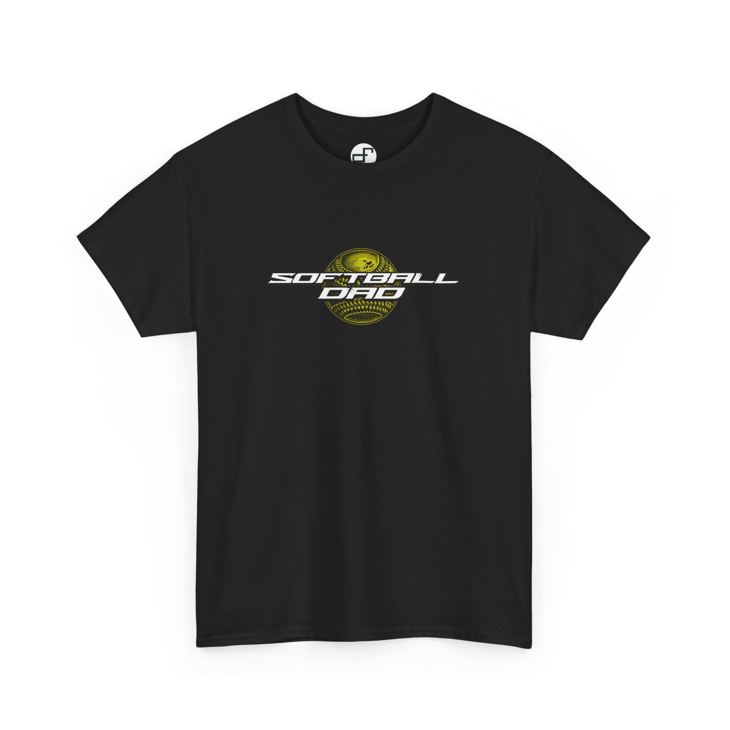 Softball Dad – Custom Design with Softball Graphic Background