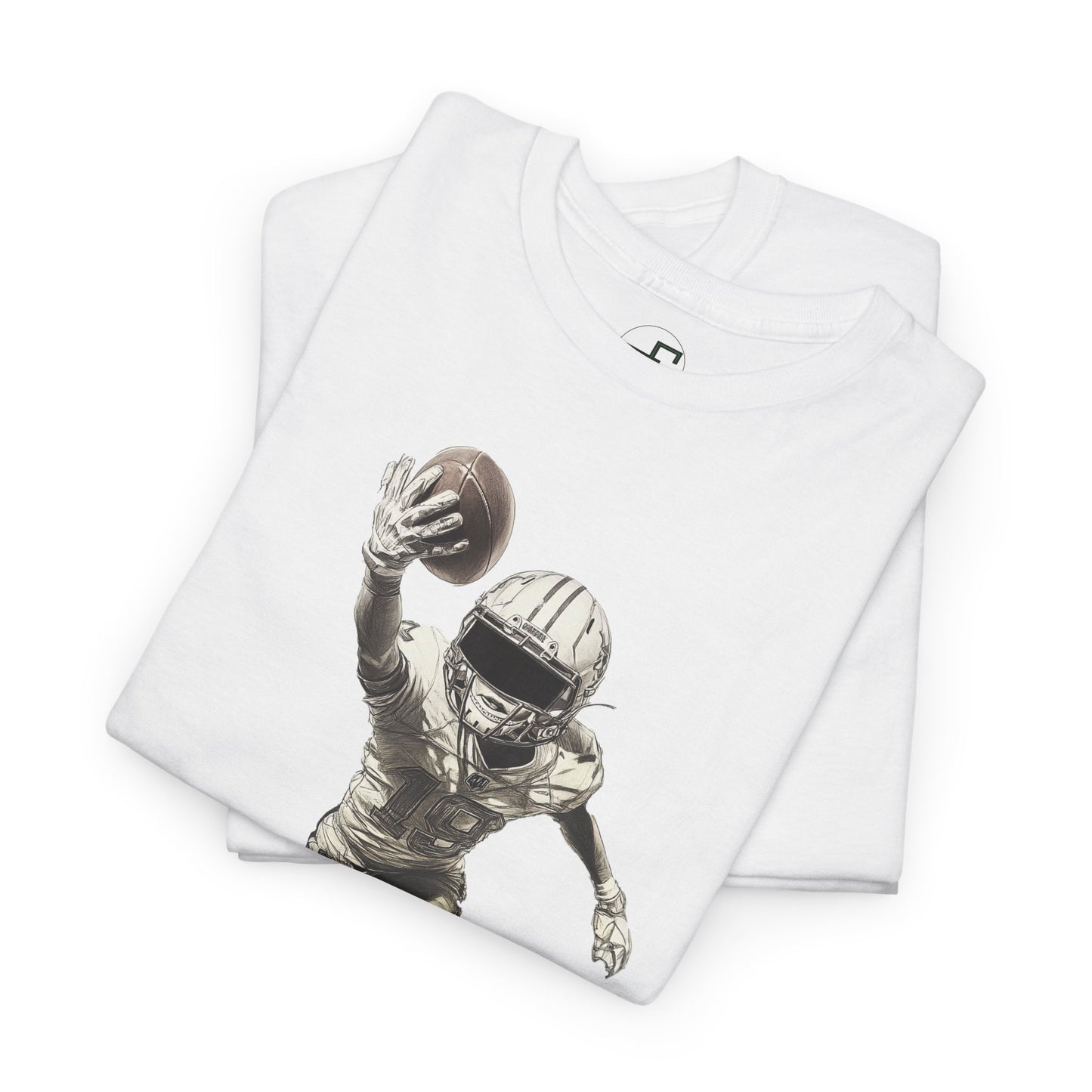 Game Ready – Pencil Drawing of Youth Football Player