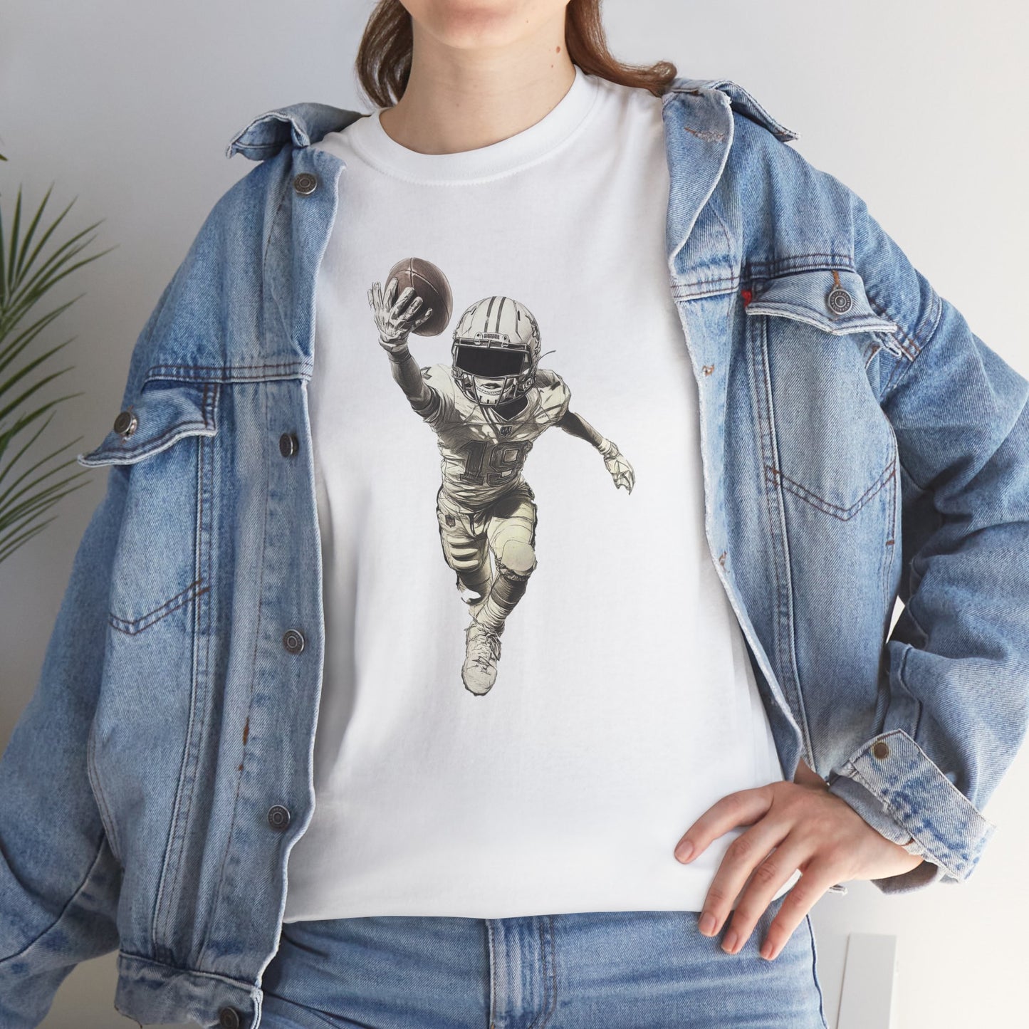 Game Ready – Pencil Drawing of Youth Football Player