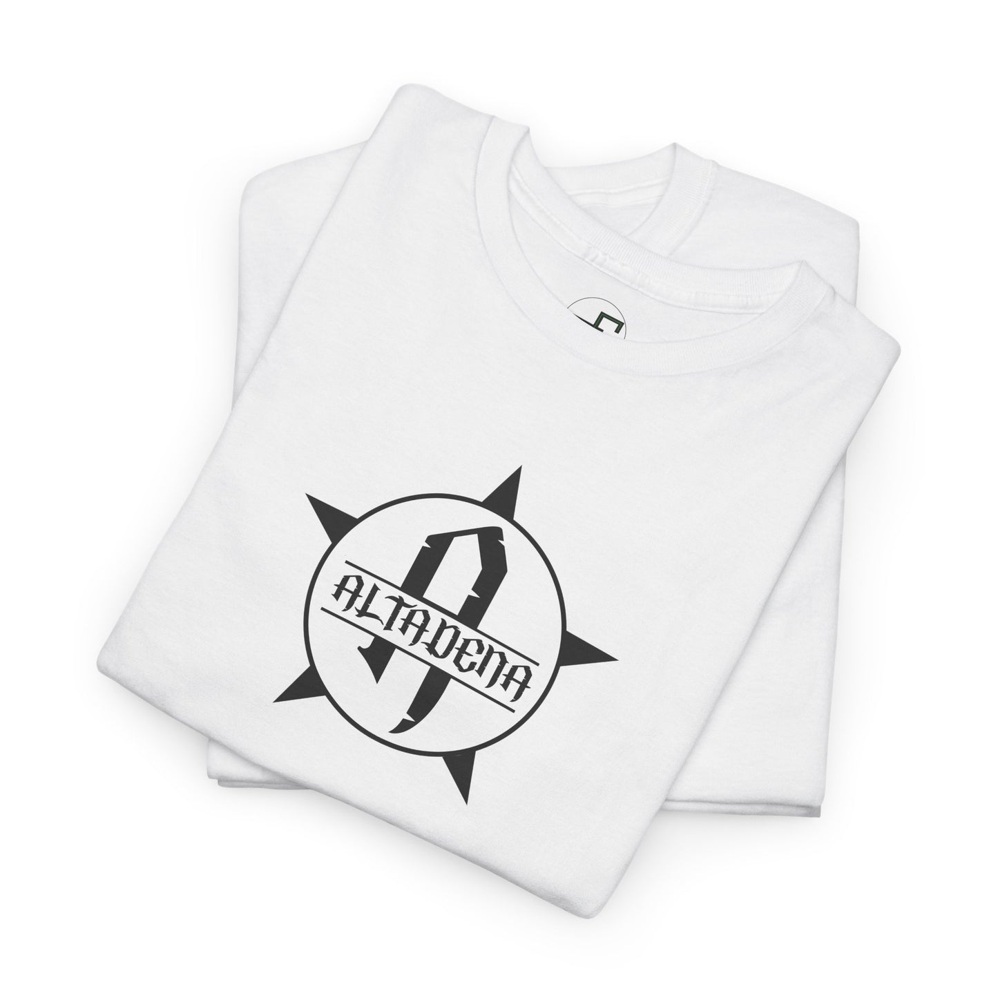 Monogram Circle Star Unisex Tee - Altadena Design WhiteTee