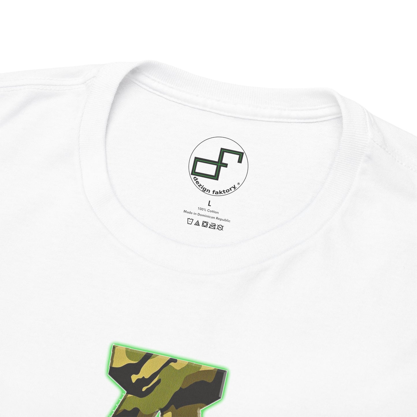 Altadena “A” Camouflage T-Shirt – Green & Gold Outline with Embedded City Name