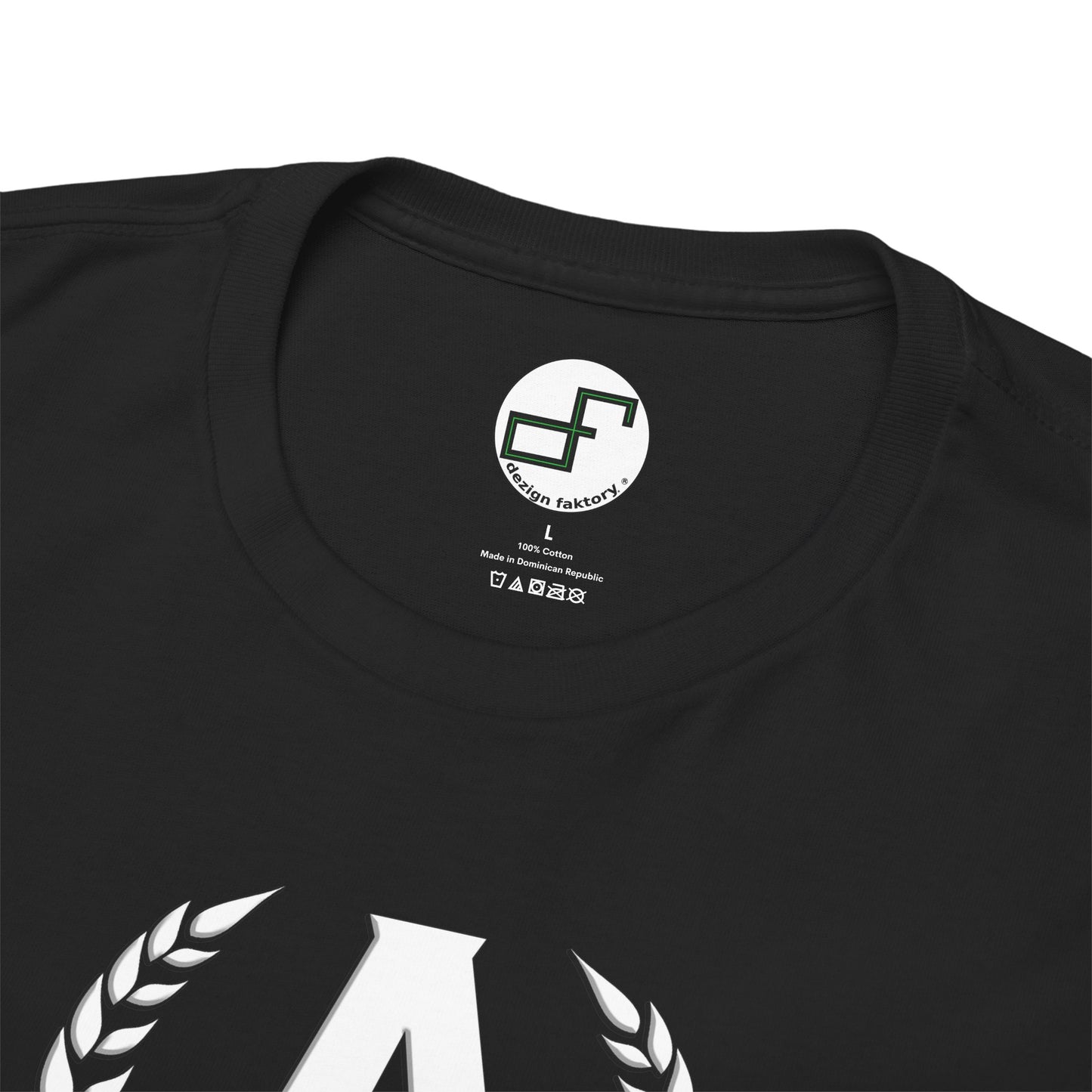 Altadena “A” Wreath Emblem Tee – Classic White Design