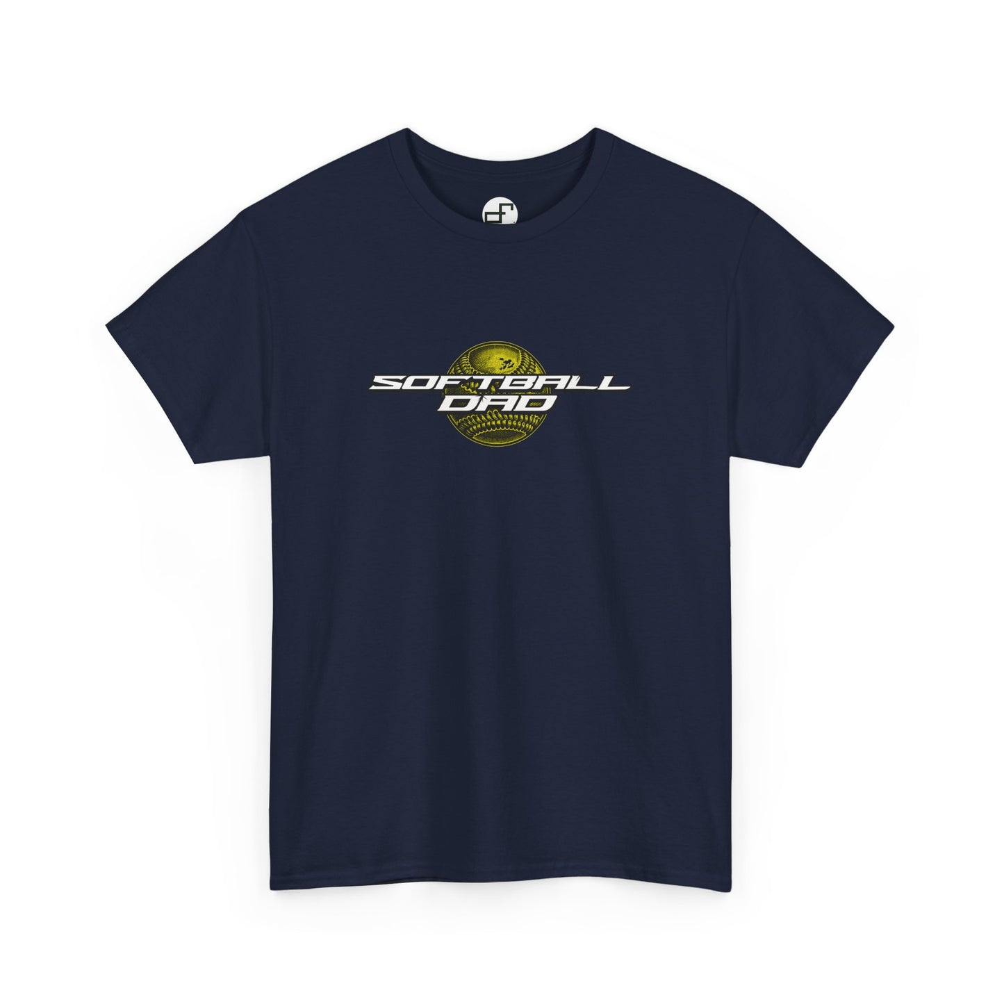 Softball Dad – Custom Design with Softball Graphic Background