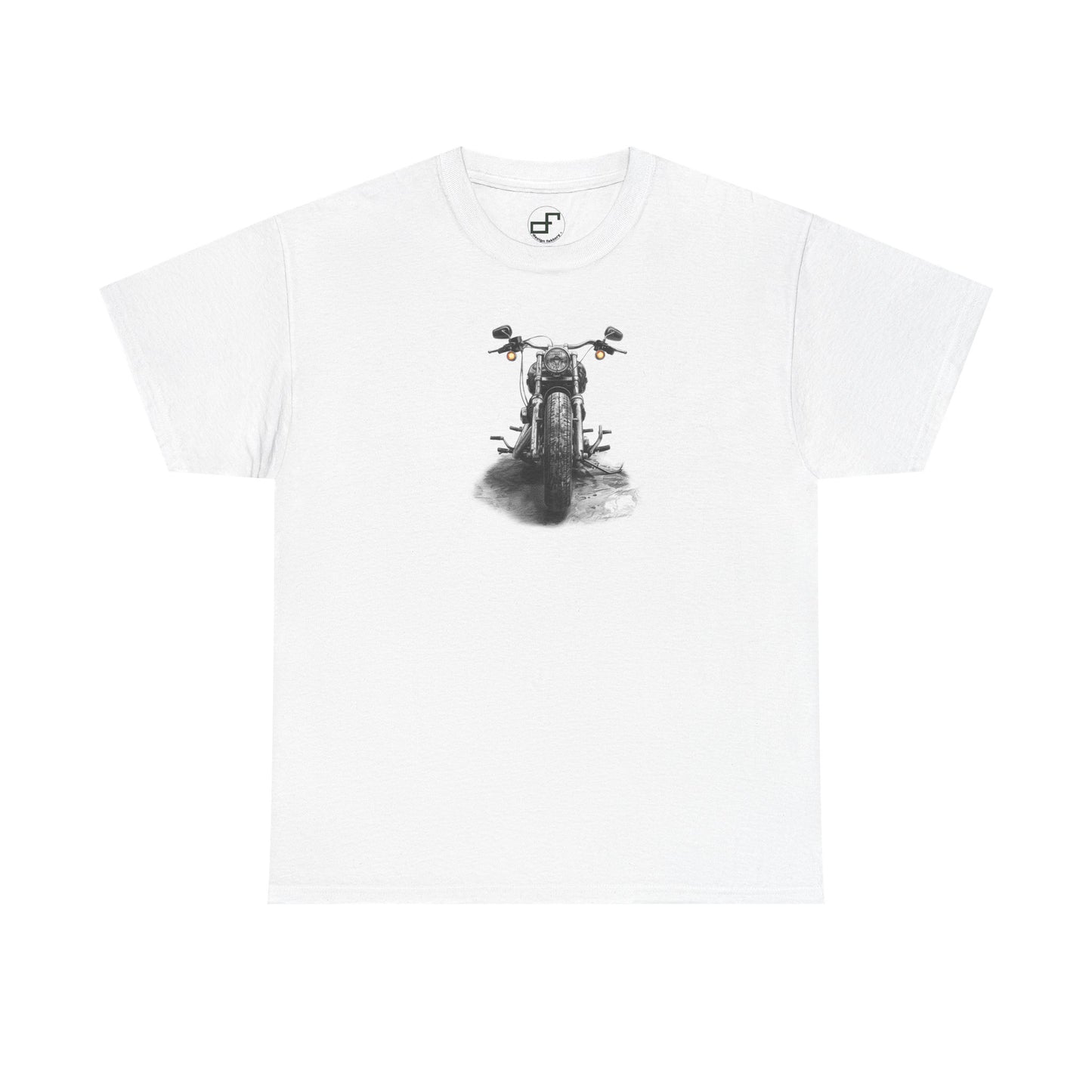 1960s Harley Davidson Essence: Artistic Sketch Tee on Gildan 5000