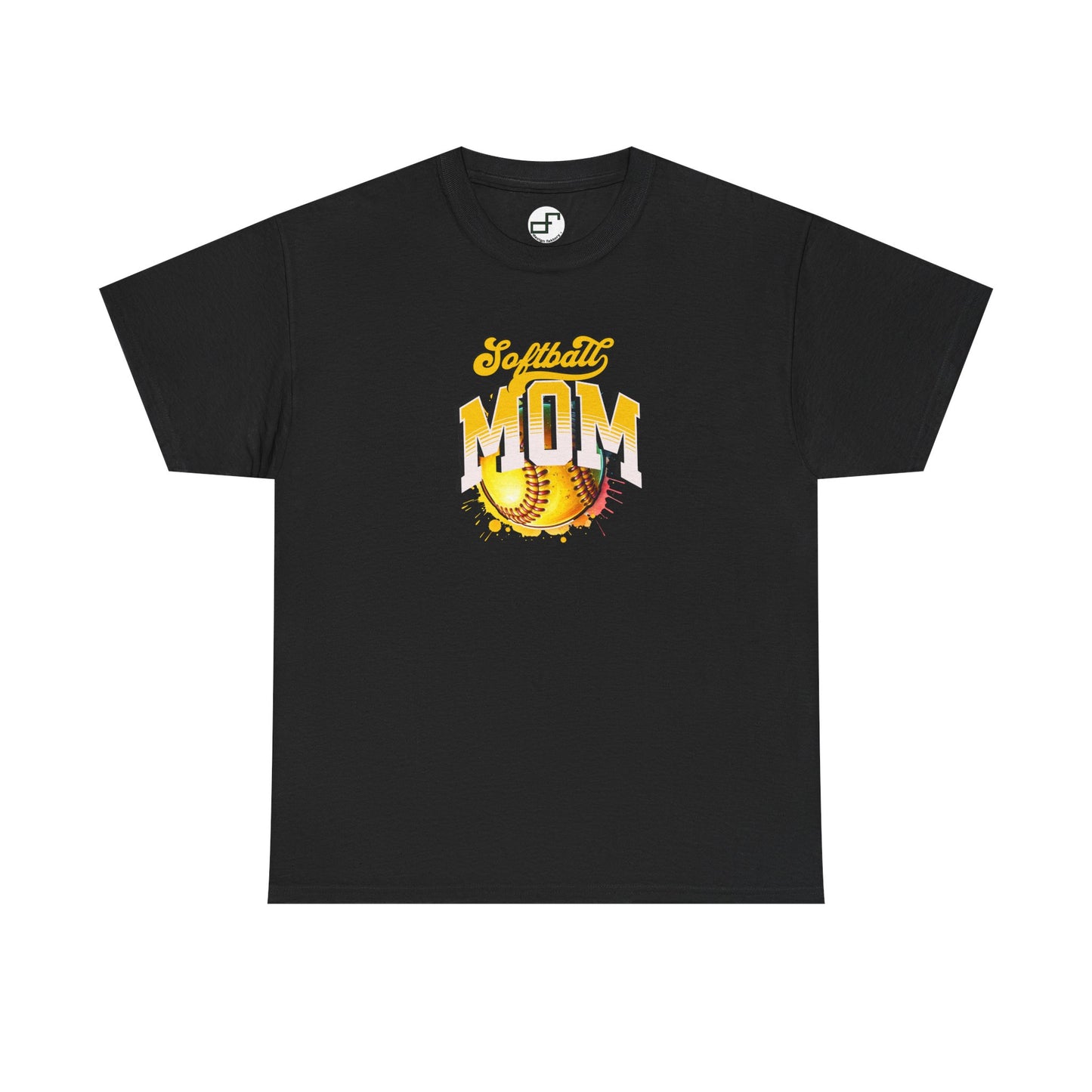Softball Mom Watercolor Design – Custom Sports Shirt or Art Print