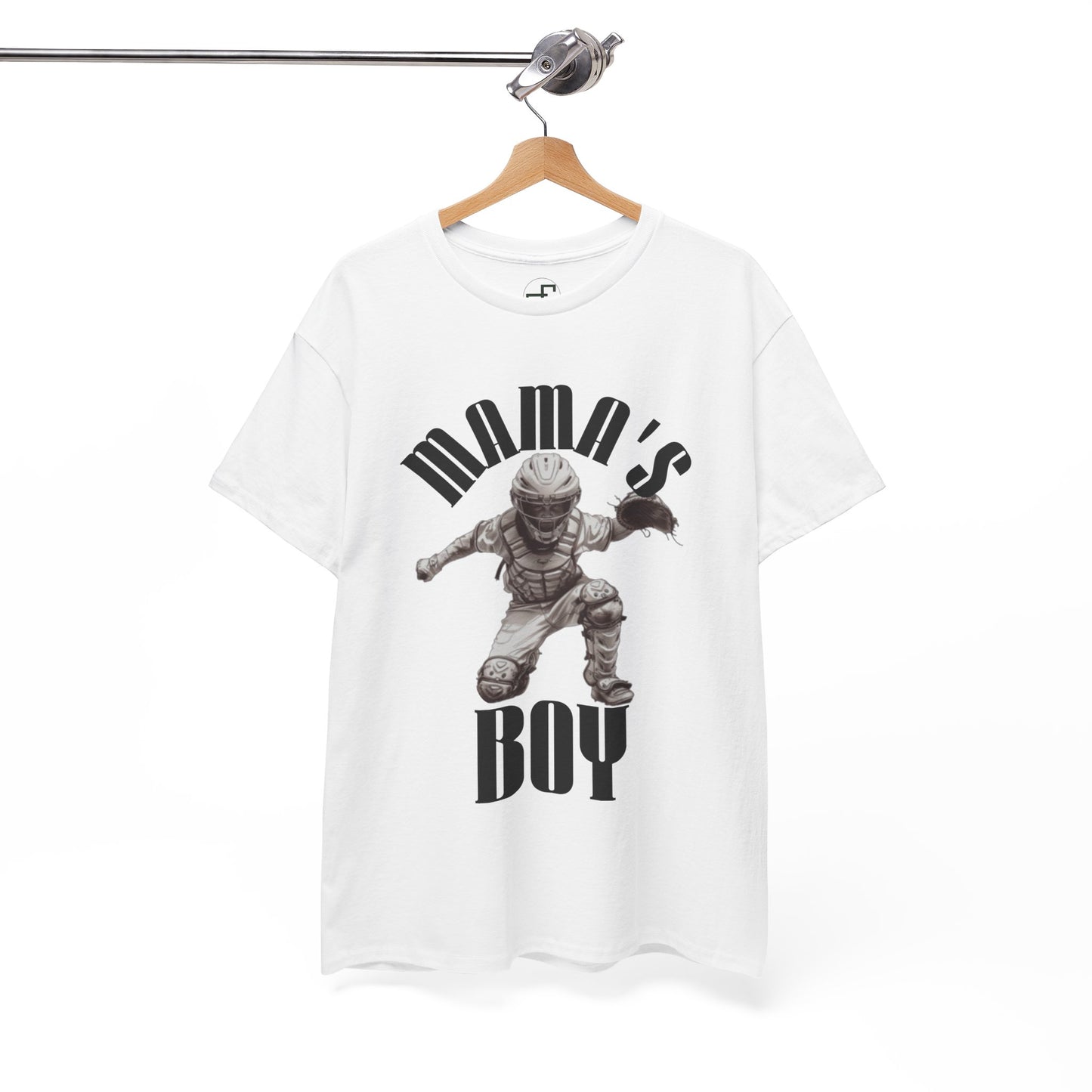 Mama’s Boy – Youth Baseball Catcher Design for Proud Moms