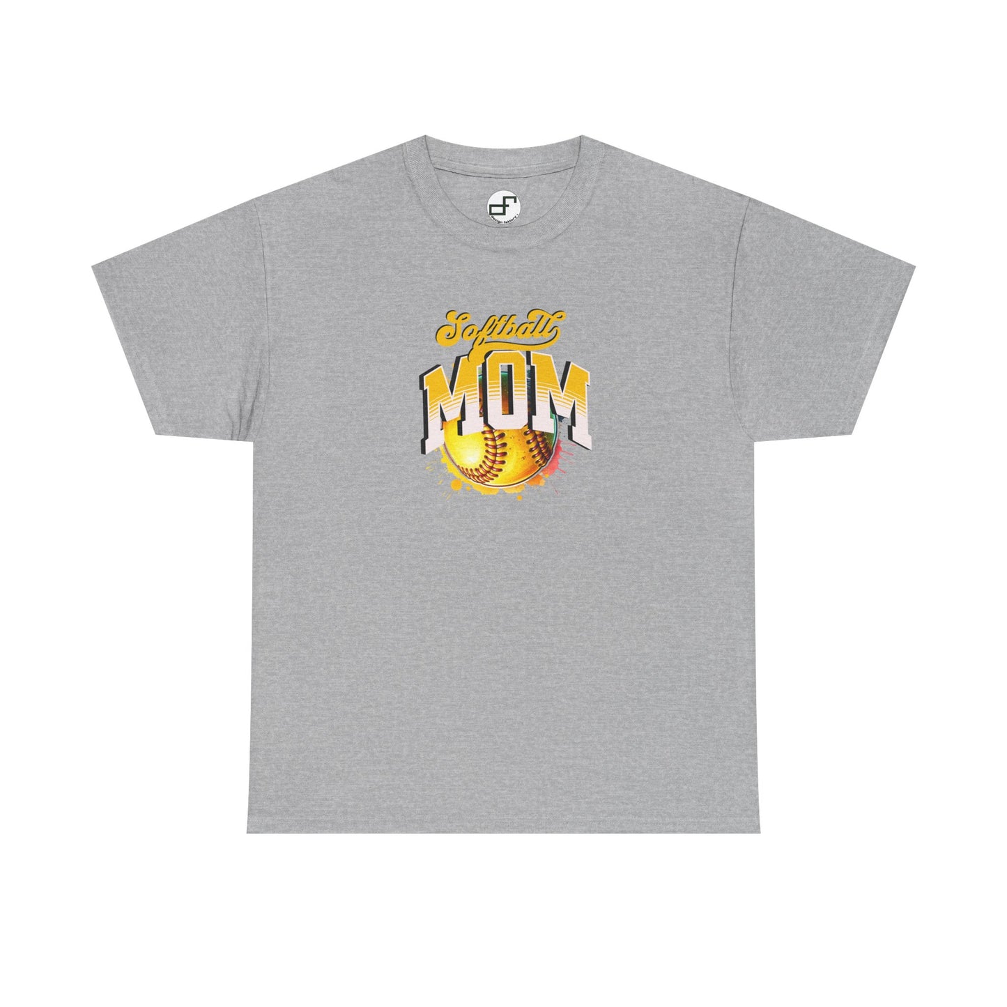 Softball Mom Watercolor Design – Custom Sports Shirt or Art Print