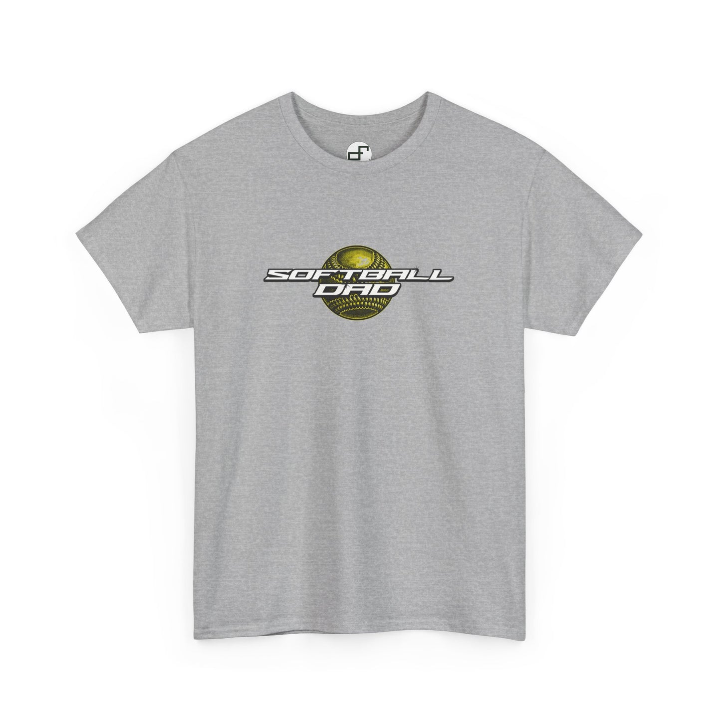 Softball Dad – Custom Design with Softball Graphic Background