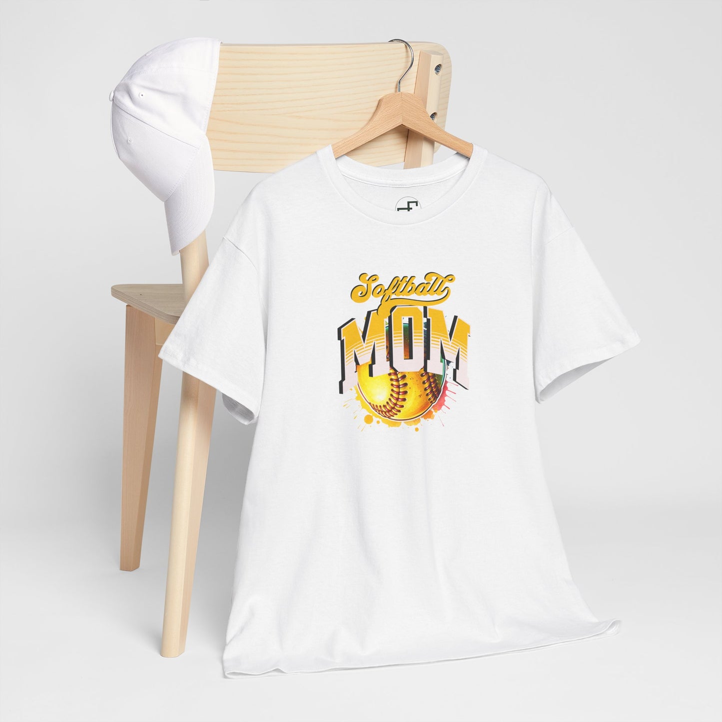 Softball Mom Watercolor Design – Custom Sports Shirt or Art Print