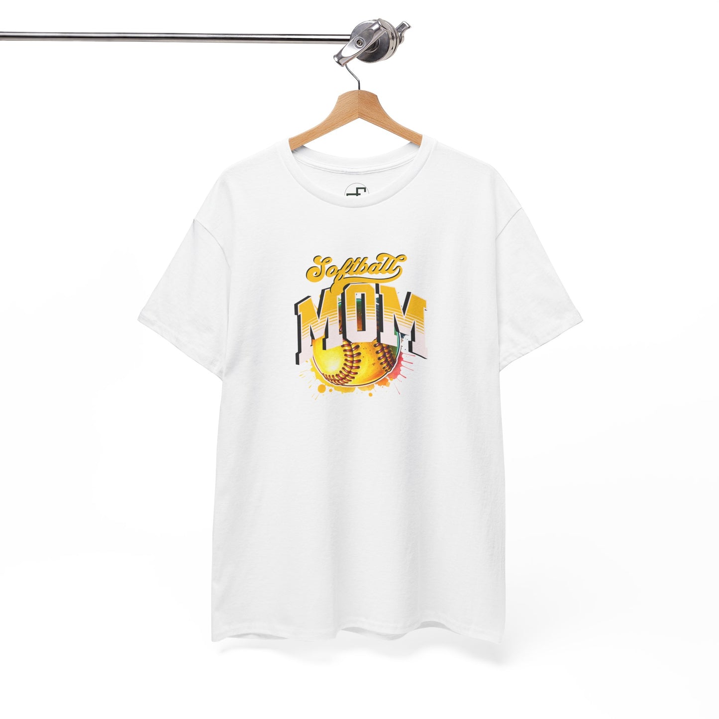 Softball Mom Watercolor Design – Custom Sports Shirt or Art Print